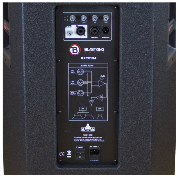 KXT-215A CABINA ACTIVA DOBLE 15" BK 1200W - Image 2