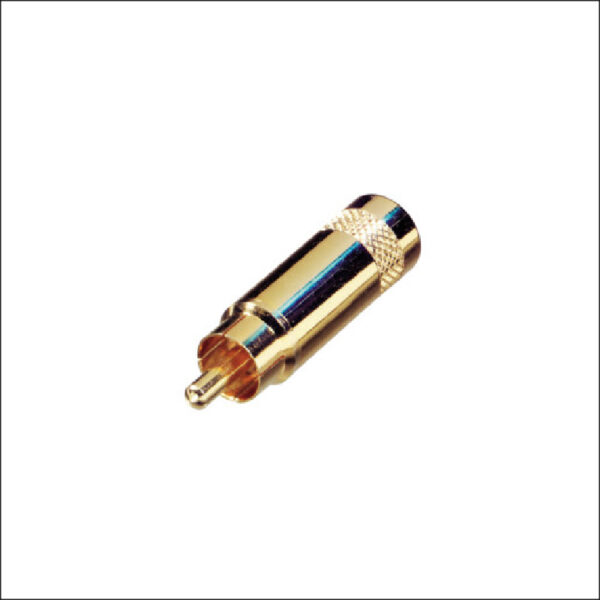 NYS-352 PLUG RCA BK/GOLD REAN