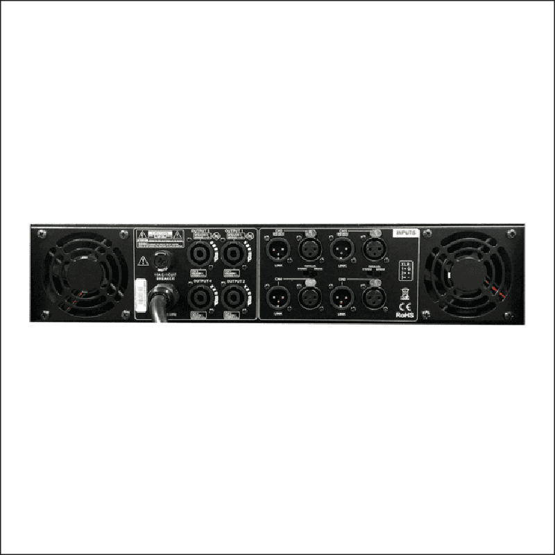 PVP-4.4 Amplificador PRO DJ 4CH 1200W - Imagen 2