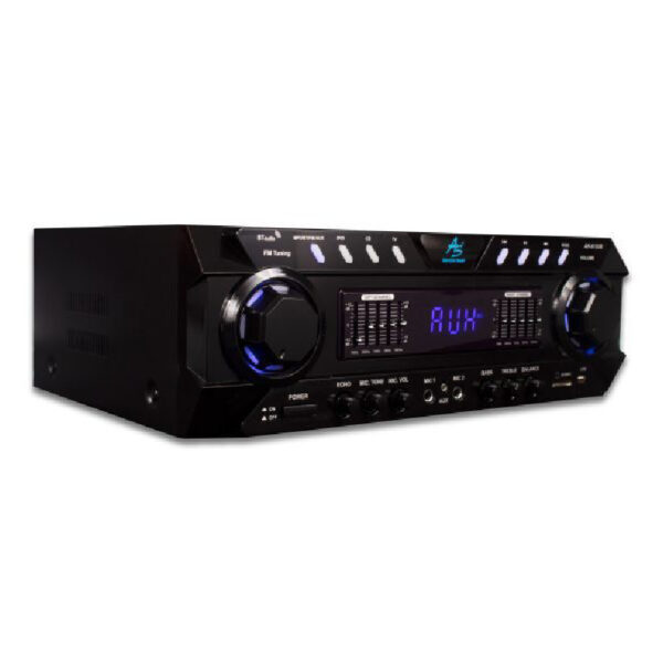 AK-612UB AMPLIFICADOR DIGITAL 1200 WATTS MAX BLUETOOTH / USB / SD / RADIO FM - Image 4