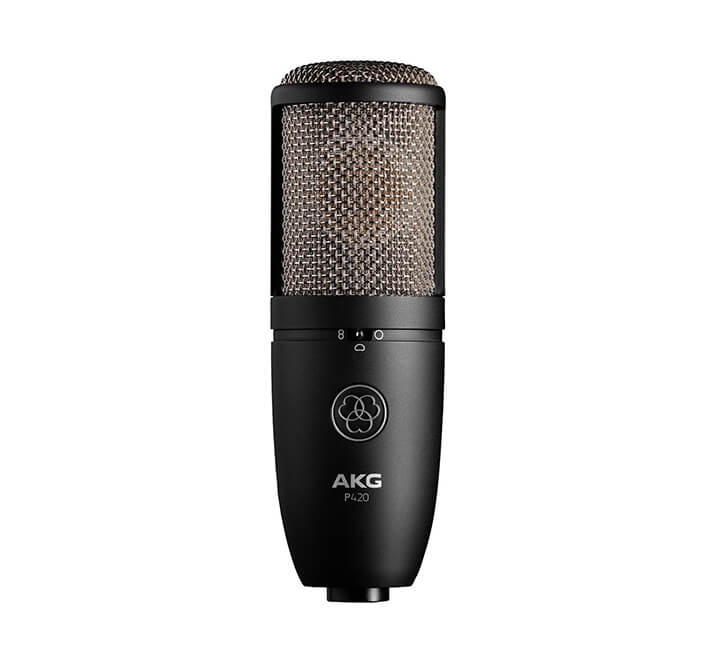 "P-420 - MICRÓFONO DE CONDENSADOR DE ESTUDIO AKG DOBLE CAPSULA Y DE ALTO RENDIMIENTO."