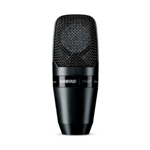 PGA-27 - MICRÓFONO SHURE CONDENSADR CARDIODE DE CAPTACIÓN LATERAL Y CALIDAD SUPERIOR CON DIAFRAGMA GRANDE PARA GRABAR VOCES E INSTRUMENTOS.