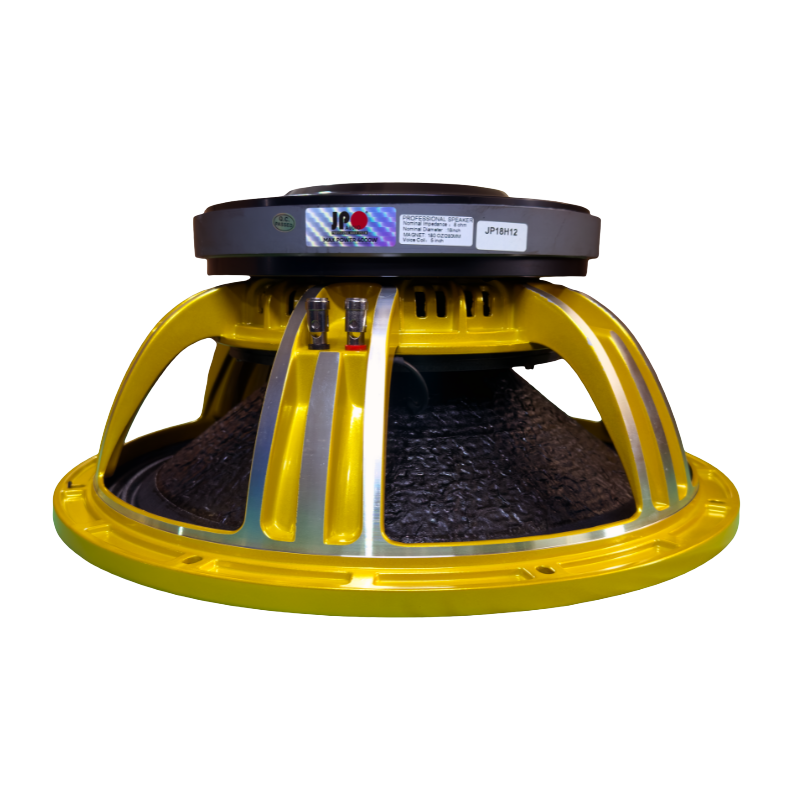 JP18H12 - Parlante 18" 4000Watts JP AUDIO CONO REFORZADO LINEA DORADA
