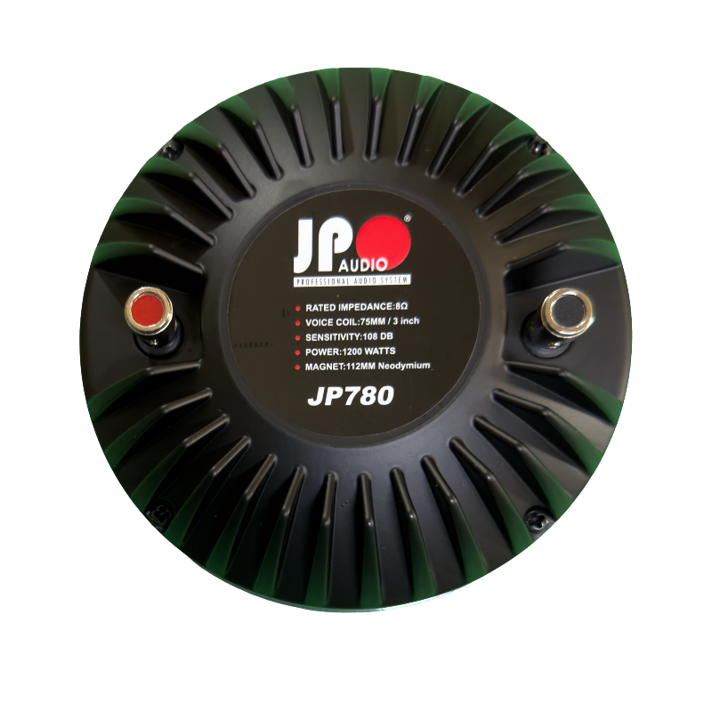 JP780 - Driver JP AUDIO 1200Watts en Neodymium Bobina 2"Frecuencia 700-18kHZ