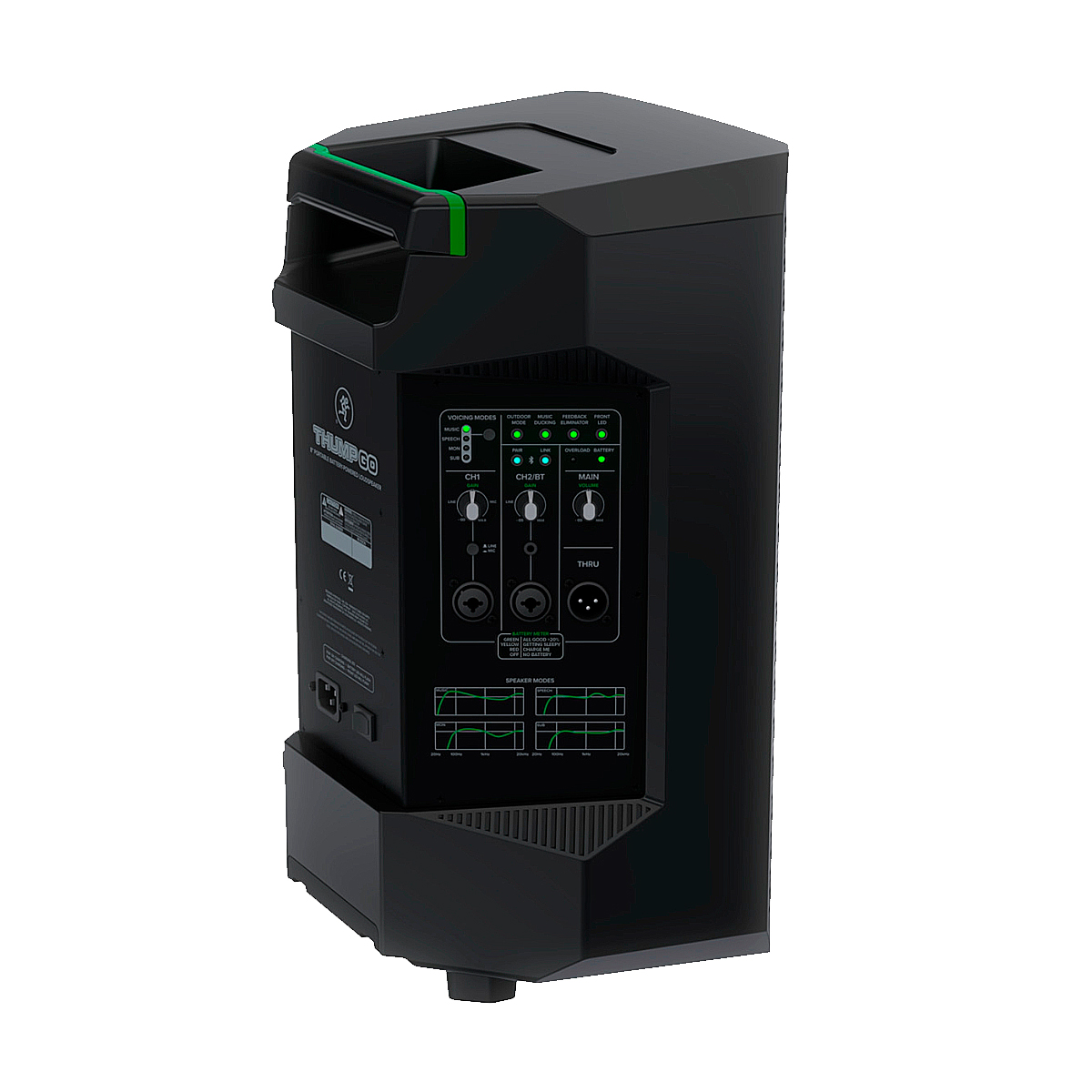 THUMP-GO - Cabina MACKIE Activa 8" Recargable Portátil Amplificador de 200 Watts Batería hasta 12h - Imagen 2